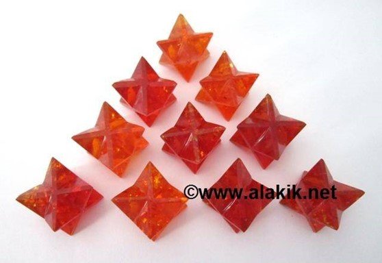 Amber Merkaba Star